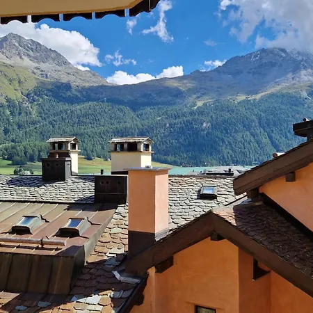 Chesa Bellaval, Haus Rizza 1 1 2-zimmerwohnung 아파트 실파플라나